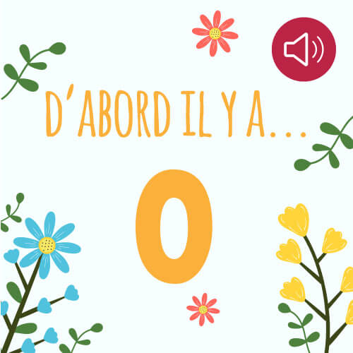 D'abord il y a zéro...