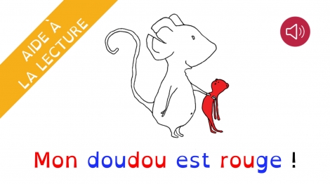 Livre syllabé - Mon doudou est rouge !