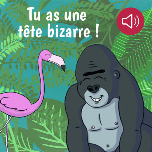 Tu as une tête bizarre !
