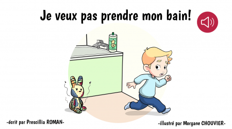 Je veux pas prendre mon bain !