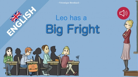 Leo has a big fright