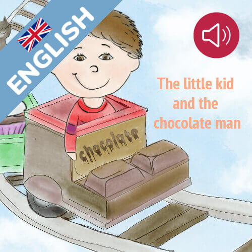 The little kid and the chocolate man