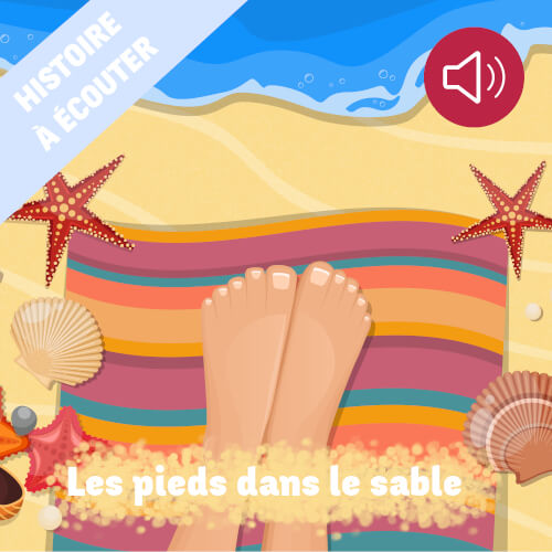 Les  pieds dans le sable