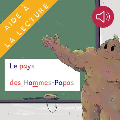 Le  pays des Hommes-Popos - Livre syllabé