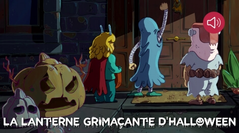 La lanterne grimaçante d'Halloween